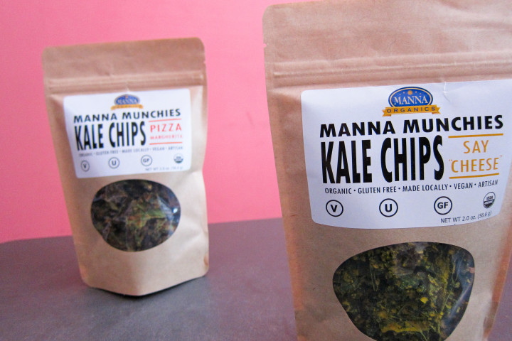 Bags of Manna Kale Chips